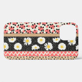 Decoratieve Tegels: Patchwork bloempatroon Case-Mate iPhone Case (Achterkant (horizontaal))