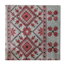 Decoratieve Tegels rood en zwart