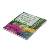 Decoratieve Tile van de lente en de Hoop Tegeltje (Zijkant)