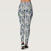 Decoratieve veren leggings (Achterkant)