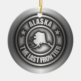 Decoratieve versieringen van "Alaska Steel" Keramisch Ornament