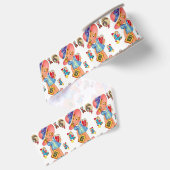 decoratieve vintage grosgrain lint (Achterkant)