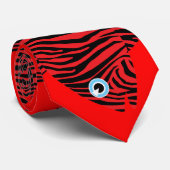 Decoratieve vis stropdas (Opgerold)