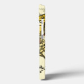 Decoratieve vlinder met wilde bloemen Case-Mate iPhone case (Achterkant / Links)