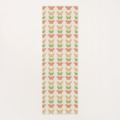 Decoratieve vlinderpatronen op de achtergrond van yogamat (Achterkant)