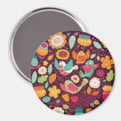 Decoratieve vogels magneet (Voorkant / Achterkant)