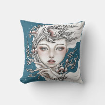 Decoratieve vorm van de blauwe lotus