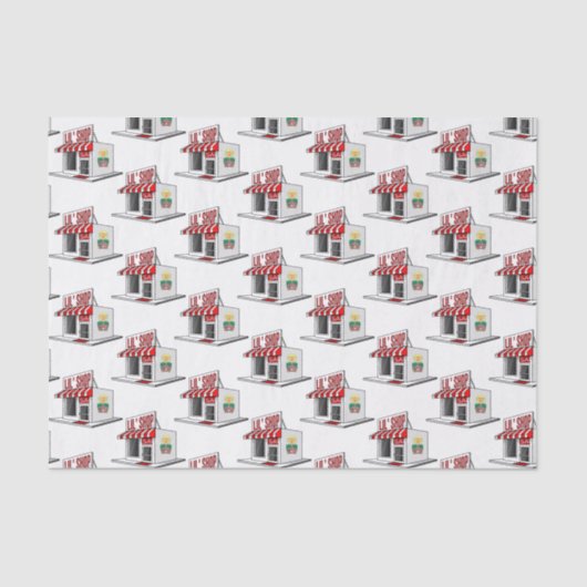 Decoratieve Weefseldocument Realtor Tissuepapier (Voorkant)