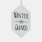 Decoratieve wintergarde glas ornament (Voorkant Rechts)