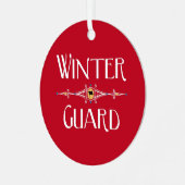 Decoratieve wintergarde metalen ornament (Voorkant links)