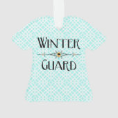 Decoratieve wintergarde ornament (achterkant)