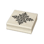 Decoratieve wintersneeuwvlokvorm rubberstempel (Stempel)