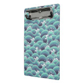 Decoratieve Zee Wave Background Mini Klembord (Angled2)