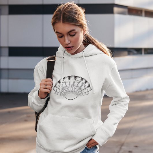 Decoratieve Zeeschelp Hoodie