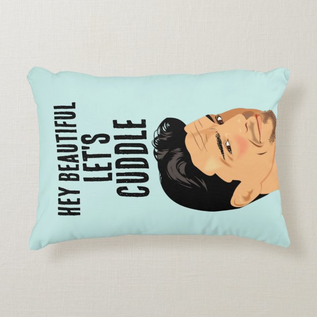 DÉCORATIFS BOYFRIEND CUDDLE COUSSINS - "MR.PERFECT" (Devant)