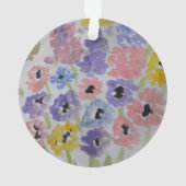 Décoration acrylique Fleur sauvage (dos)