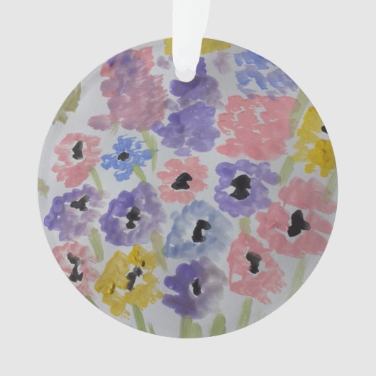 Décoration acrylique Fleur sauvage (devant)