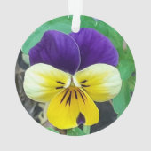 Décoration acrylique violet et jaune (dos)