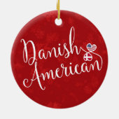 Décoration américaine danoise de vacances de (Dos)