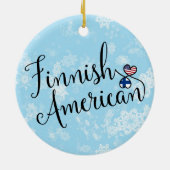 Décoration américaine finlandaise de vacances de (Dos)