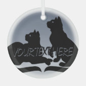 Décoration Amoureux des chats personnalisée (Recto)