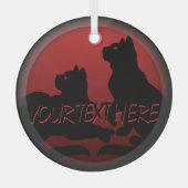 Décoration Amoureux des chats personnalisée (Recto)