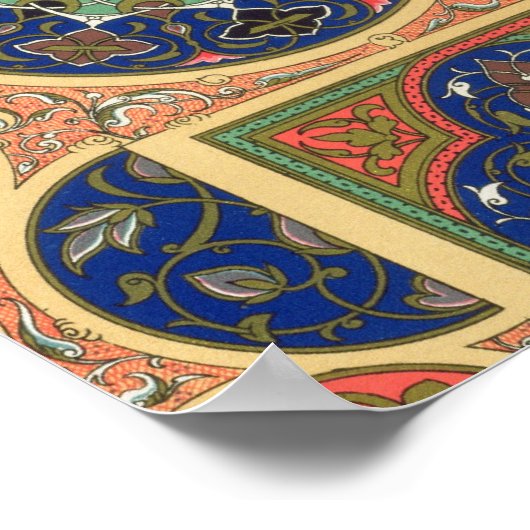 Décoration arabe, plaque XXVII de 'Polychrome O (Coin)