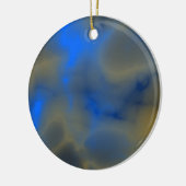 décoration bleue avec nuages (Gauche)