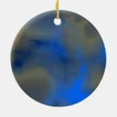 décoration bleue avec nuages (Dos)