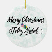 Décoration brésilienne de Feliz Natal (Dos)