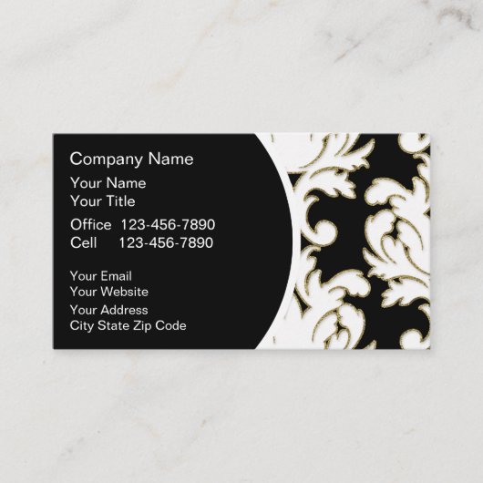 Décoration Carte de visite (Devant)