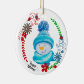 Décoration Chic Snowman Arbre de Noël Ornements (Droite)