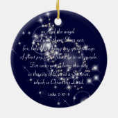 Décoration chrétienne de Noël de joie (Dos)