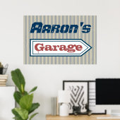 Décoration d'affiche d'art de panneau de garage pe (Bureau à domicile)