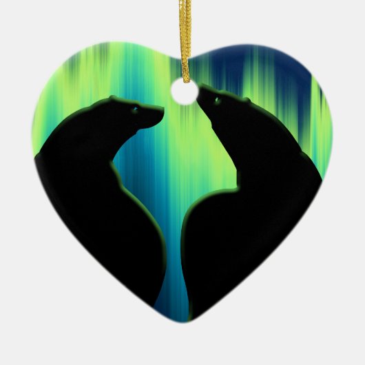 Décoration d'amour d'ours personnalisée par (Devant)