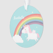 Décoration de chambre de filles licorne arc-en-cie (devant)