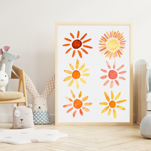 Décoration de chambre de nurserie Boho Sunshine po