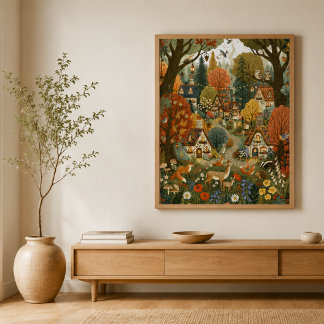 Décoration de chambre d'enfants avec cottage autom