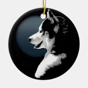 Décoration de chien de loup personnalisée par
