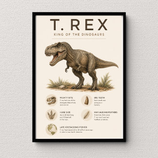 Décoration de classe de sciences éducatives T. Rex