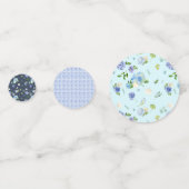 Décoration de confettis de table d'hortensia (Derrière)