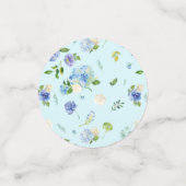 Décoration de confettis de table d'hortensia (Petit recto)