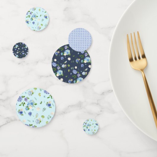 Décoration de confettis de table d'hortensia (Groupe)