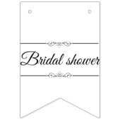 décoration de douche nuptiale drapeaux de bunding (Deuxième drapeau)