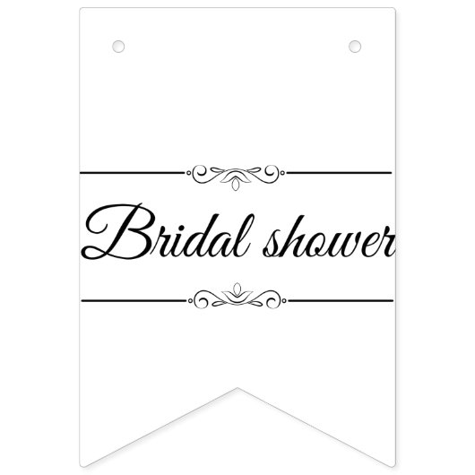 décoration de douche nuptiale drapeaux de bunding (Deuxième drapeau)