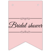 décoration de douche nuptiale drapeaux de bunding (Troisième drapeau)