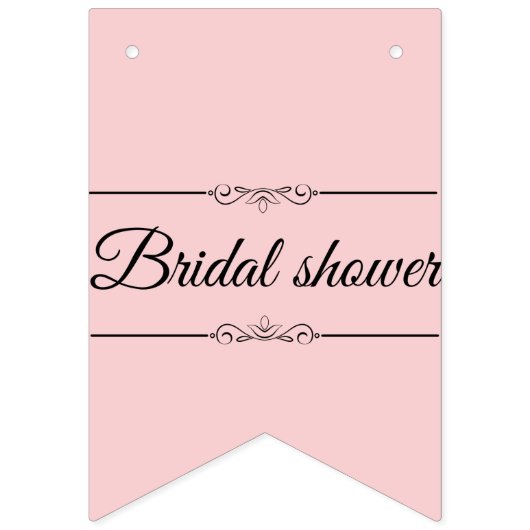 décoration de douche nuptiale drapeaux de bunding (Troisième drapeau)