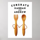 Décoration de félicitations de mariage personnalis (Devant)