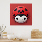 Décoration de fête de ladybug de dessin animé joye (Cuisine)