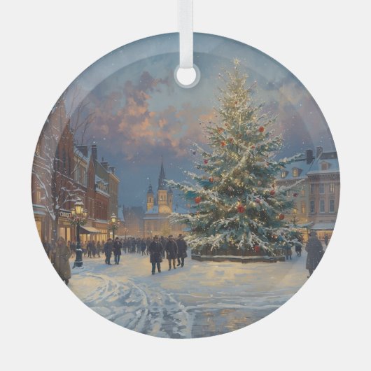 Décoration de l'arbre de la place de Noël (Recto)